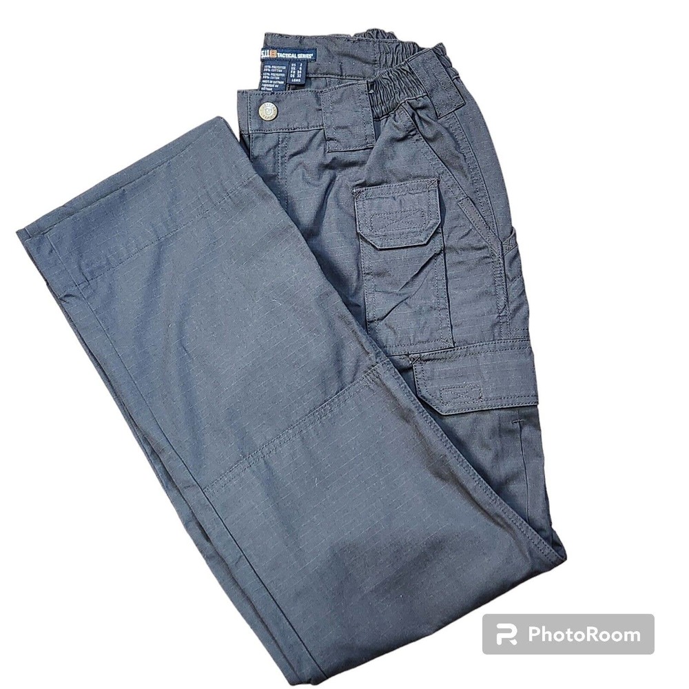 5.11 Tactical Pants Womens 2 Long Taclite Pro Ripstop Navy Blue Workwear Outdoor